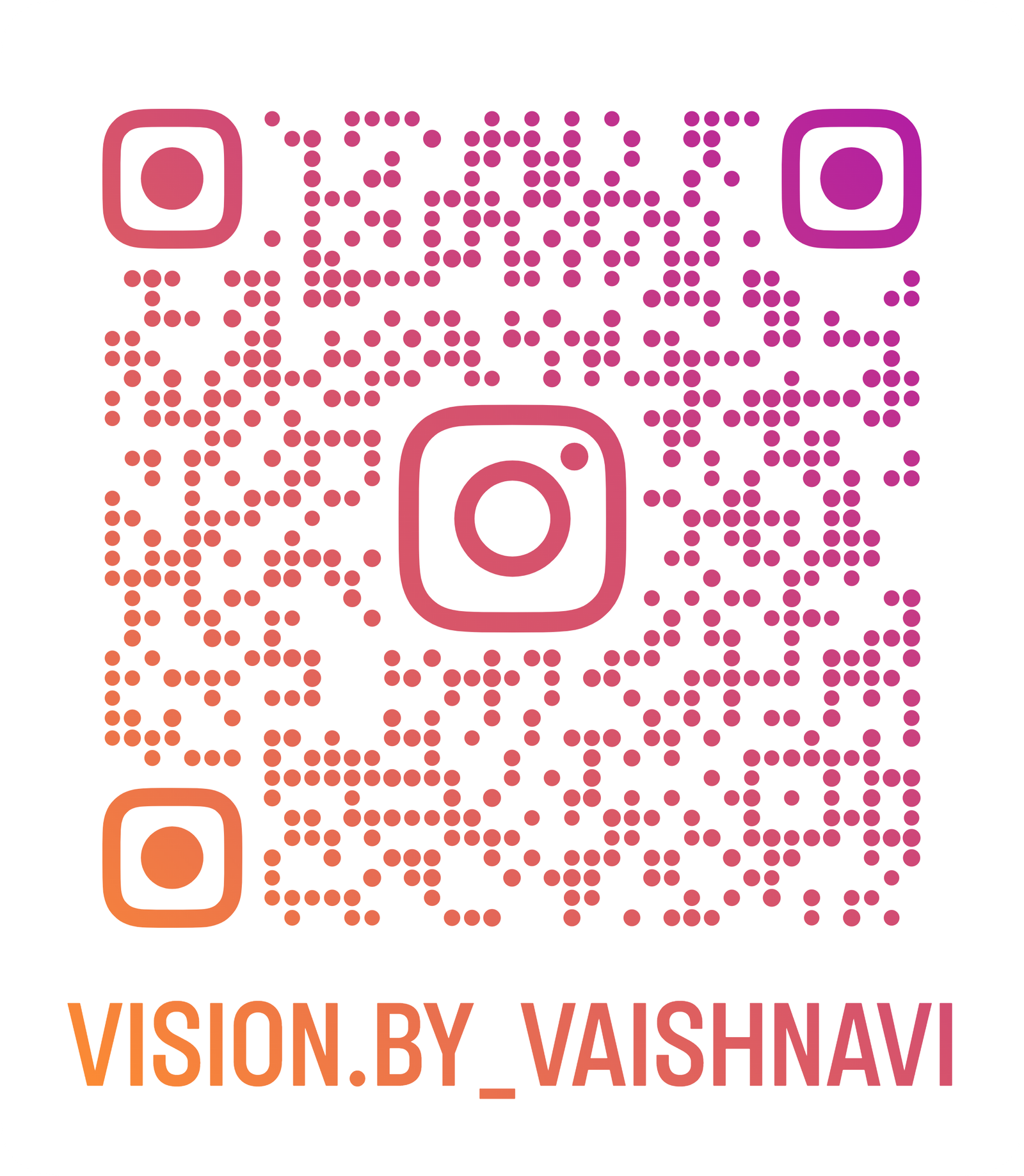 Instagram QR for @vision.by_vaishnavi